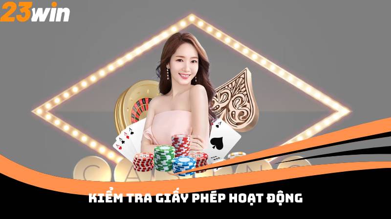 Kiểm tra giấy phép hoạt động